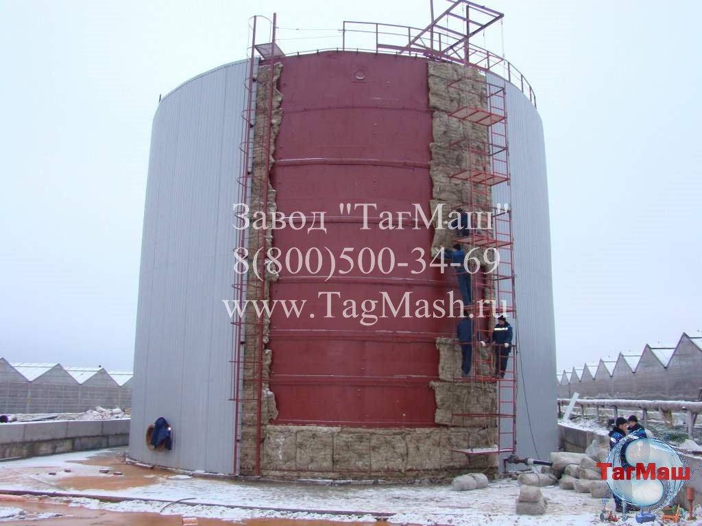Пожарный резервуар для воды 2000 м³